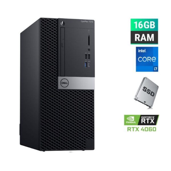 i7 16GB RAM Gaming Office PC Desktop 1TB SSD RTX 4060 8GB WIFI Win 11